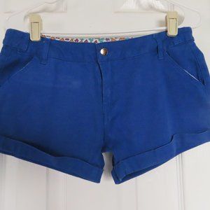 Women Royal Blue shorts